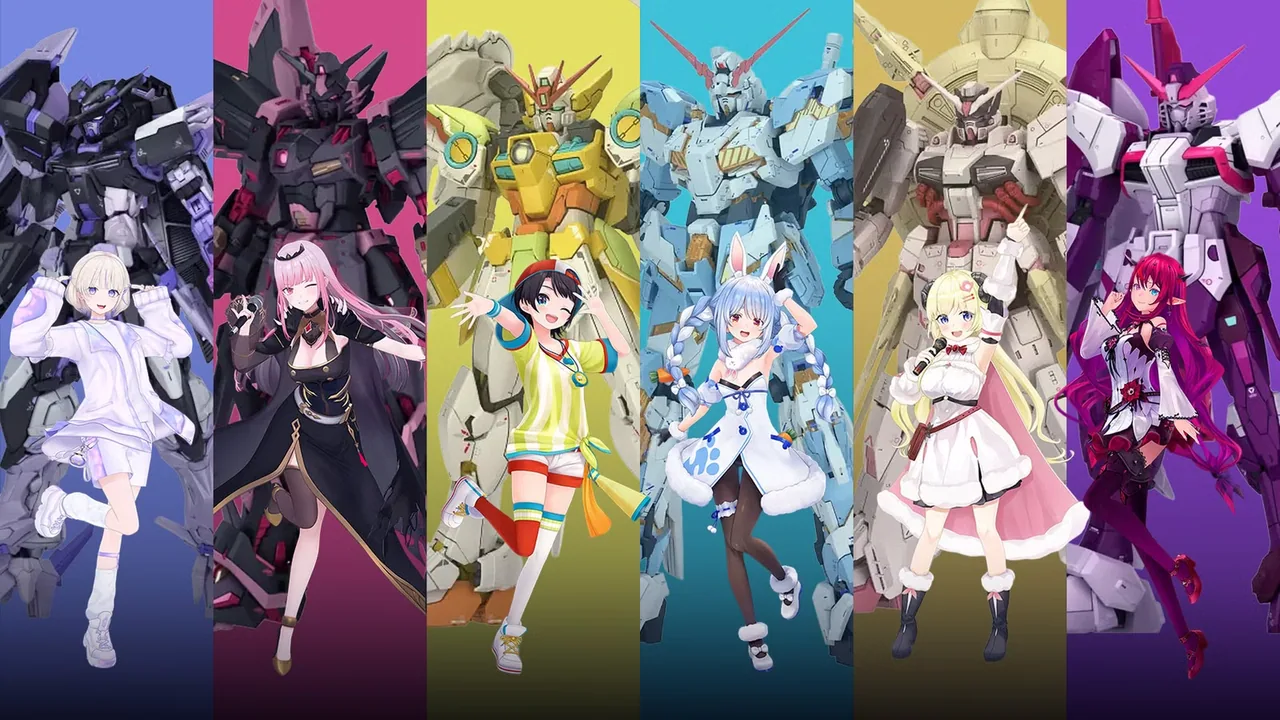 Hololive x Gundam iş birliği yeni tasarımlarla genişliyor